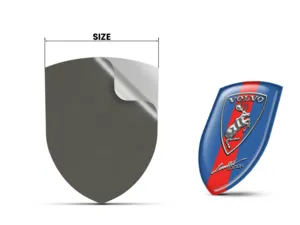 Volvo Emblema En Relieve Máximo Duradero Estilo Pro Rendimiento